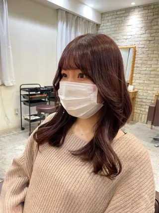 ミディアム カラー 髪質改善矯正特化 🇰🇷amiruのヘアスタイル