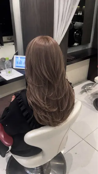 セミロング 河上 雅俊のヘアスタイル