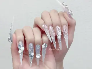 ネイル MoMoA Nail ネイル長さ出し専門店のネイルデザイン