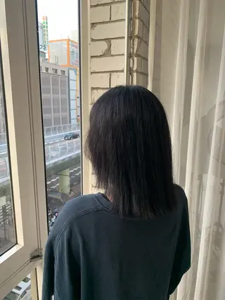 ミディアム 🌶F-CODE RINA🌶のヘアスタイル