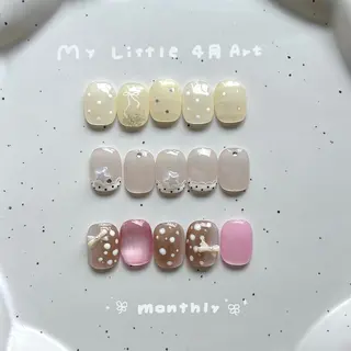 ネイル my little 𖠿 .゜のネイルデザイン