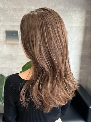 セミロング 前中|頭眠ヘッドスパ 自律神経を整える人のヘアスタイル