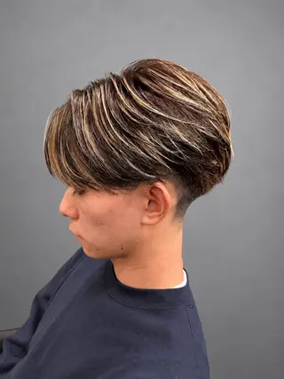 ショート カラー パーマ ヘアアレンジ メンズ キッズ スパイキー⚡️/ 海外風ヘア🌊秀平のヘアスタイル