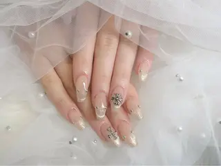 ネイル ワンホン韓国ちゅるん ネイル✨🎀AMIのネイルデザイン