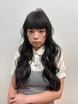 ロング みぞぐち じゅりのヘアスタイル