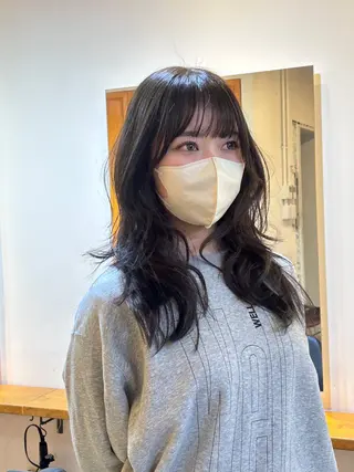 セミロング カラー ナチュラル大人っぽい スタイル MAORIのヘアスタイル