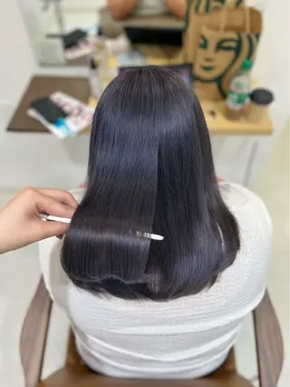 セミロング afloat rauのヘアスタイル