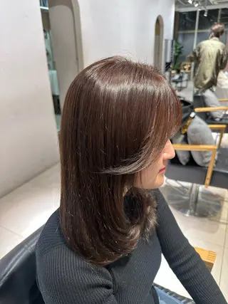 セミロング Unami/渋谷 TSUKIのヘアスタイル