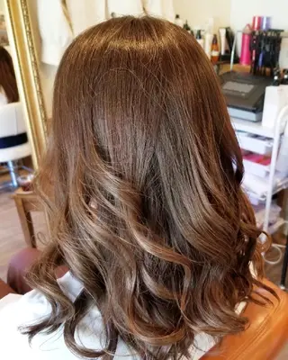 ロング カラー spa hair ark 富井直美のヘアスタイル