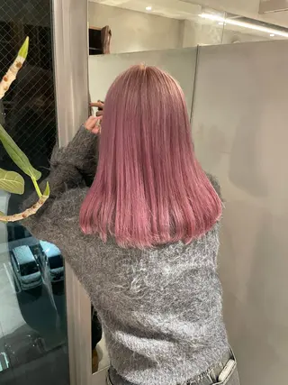 セミロング ショート⌇艶カラー ⌇ RIN🌙のヘアスタイル