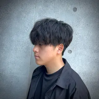 メンズ アニメデザイン美容師 ブリーチカラー/僚汰のヘアスタイル