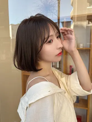 藤原仁美/レイヤー /透明感カラーのヘアスタイル