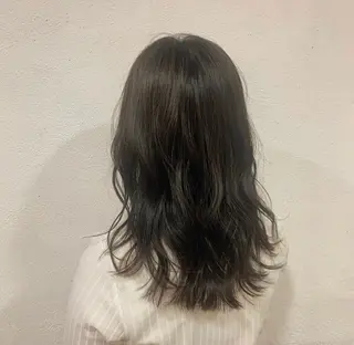 セミロング カラー まつ毛パーマ🐏 NANAMIのマツエク・マツパデザイン