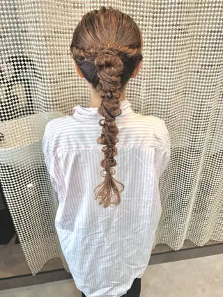 ロング rinrin 天文館のヘアスタイル