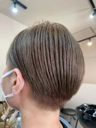 ショート カラー hair salon mokuri〜木音〜のヘアスタイル