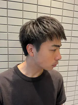 ショート カラー メンズ 🏆メンズヘア特化 🥇代表りんぺーのヘアスタイル