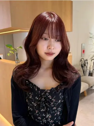 カラー yana /ブリーチモデルのヘアスタイル