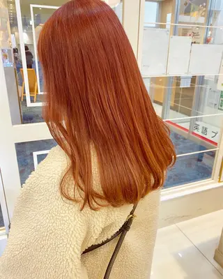 ロング カラー riho/レイヤー/ ハイトーン/ブリーチのヘアスタイル