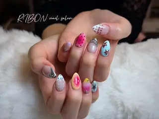 ネイル RIBON nail 高田馬場のネイルデザイン