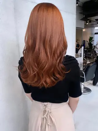 ロング カラー 透明感カラー✂︎ /縮毛矯正/YUKAのヘアスタイル