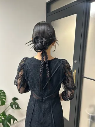 ロング ヘアアレンジ AKO .のヘアスタイル