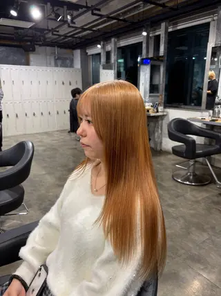 ロング カラー ハイトーン 横浜💞ミオのヘアスタイル