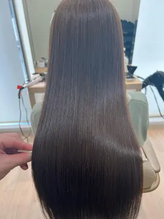 ロング カラー 外国人対応 佐久間のヘアスタイル