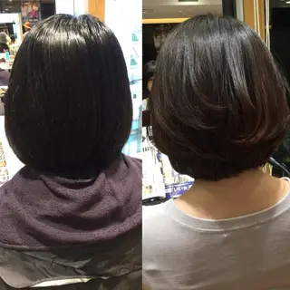 ショート ミディアム セミロング カラー Soleria 田中慎一のヘアスタイル