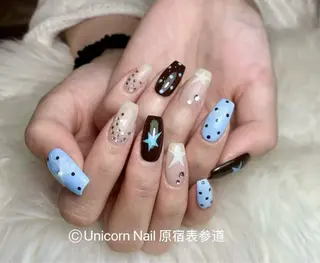 ネイル unicorn nail原宿表参道のネイルデザイン