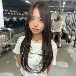 ロング 韓国レイヤー🇰🇷 艶髪💎renのヘアスタイル