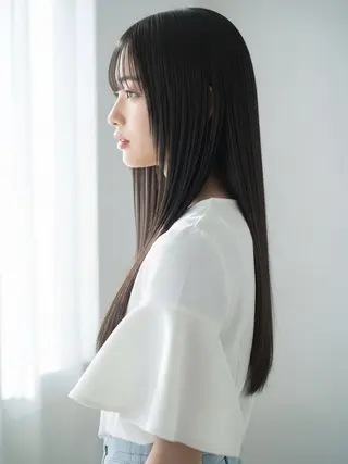 ロング 白髪ぼかし/ショート MAEKAWAのヘアスタイル