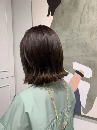 ミディアム カラー 安福 椎南のヘアスタイル