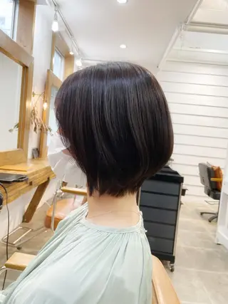 ショート カラー 👑銀座ショート/ 絶壁補正/金子涼👑のヘアスタイル