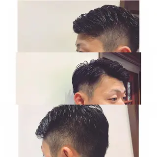 ショート メンズ くるくるパーマ aikoのヘアスタイル