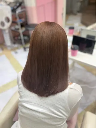 セミロング カラー 鎌田 優依のヘアスタイル