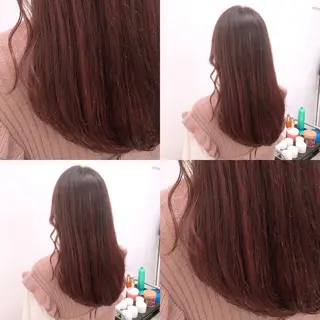 ミディアム カラー パーマ ヘアアレンジ メンズ キッズ ネイル マツエク・マツパ 上品＆韓国風 🥀海心🥀のヘアスタイル