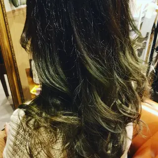 ロング カラー spa hair ark 富井直美のヘアスタイル
