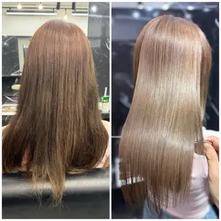 ロング JIN|朝楽になる 乾かしただけで極艶髪のヘアスタイル