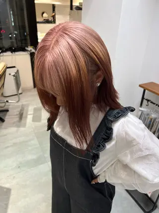 カラー ayaka🫧 梅田ダブルカラーのヘアスタイル