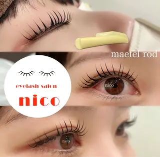 マツエク・マツパ nico:) 金井 紗楽のマツエク・マツパデザイン