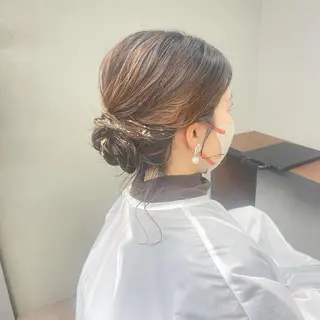 セミロング MATISSE藤崎 渕上 ジュビアイのヘアスタイル