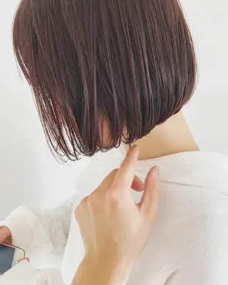 ショート カラー ショート/ボブ /パーマ🌿柏原良亮のヘアスタイル