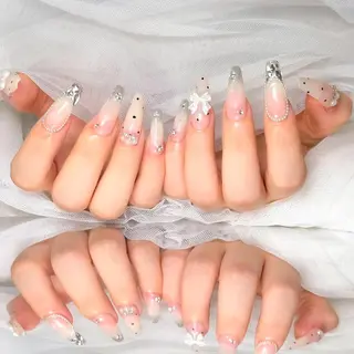 ロング カラー hiro koのネイルデザイン