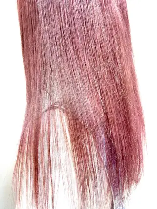 ロング カラー ダメージレスブリーチ HIROSHIのヘアスタイル