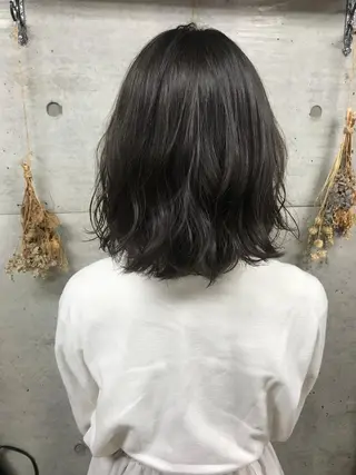 ミディアム カラー ヘアアレンジ Satsuki ✂︎♡のヘアスタイル