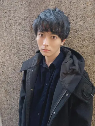 ショート カラー パーマ ヘアアレンジ メンズ ちこ .のヘアスタイル