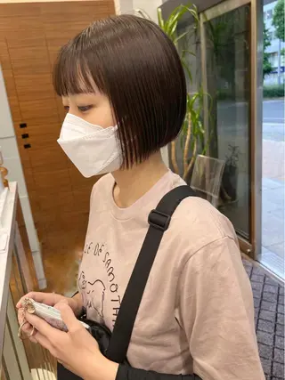 ショート 柏木  彩花のヘアスタイル