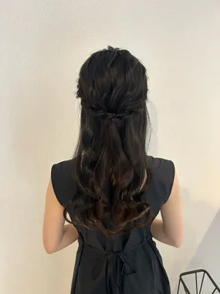 ロング ヘアアレンジ ヒナリ/まつ毛パーマ 無料モデル募集中☆彡のマツエク・マツパデザイン
