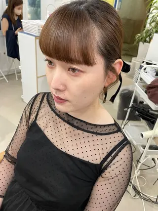 ヘアアレンジ 垢抜けヘアメイク職人 💄甲斐恵和のヘアスタイル