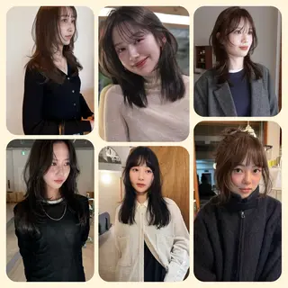 セミロング 橋本叶夢/ お洒落hairのヘアスタイル